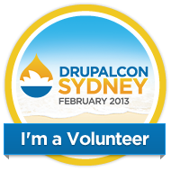 Drupalcon sydney - I’m a Volunteer