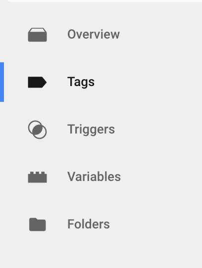 Google Tag Menu