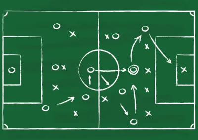 Football field playbook.