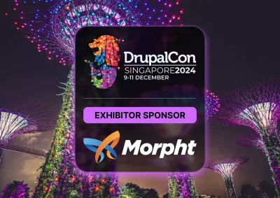 Morpht sponsoring DrupalConAsia Singapore 2024