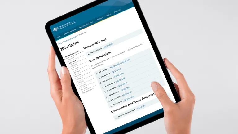 CGC documents on ipad