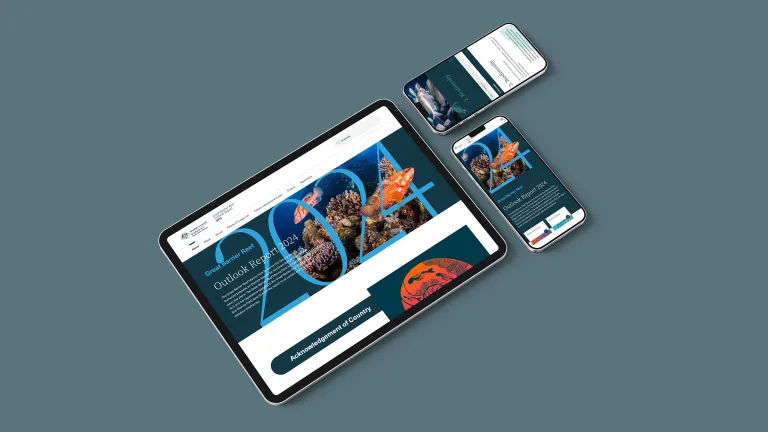 GBRMPA device mockup