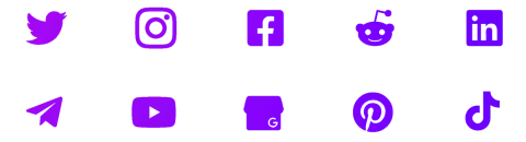 Ayrshare social icons