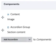 Components field