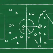 Football field playbook.